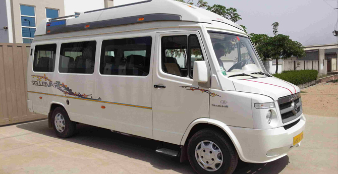 Tempo Travellers on rent